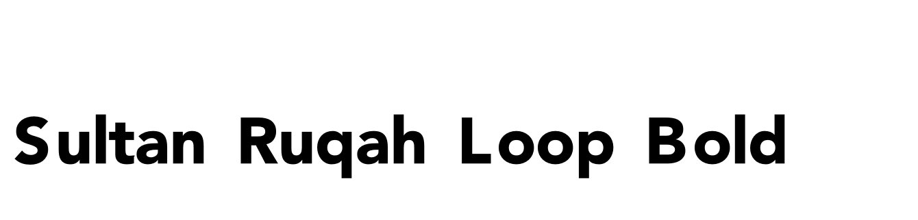 Sultan Ruqah Loop Bold